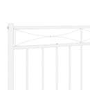 udskiftningsgavl 100 cm metal hvid