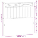 udskiftningsgavl 100 cm metal hvid