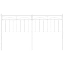 udskiftningsgavl 150 cm metal hvid
