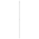udskiftningsgavl 150 cm metal hvid