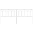 udskiftningsgavl 180 cm metal hvid