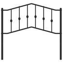 udskiftningsgavl 100 cm metal sort