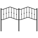 udskiftningsgavl 135 cm metal sort