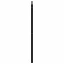 udskiftningsgavl 135 cm metal sort