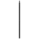 udskiftningsgavl 140 cm metal sort