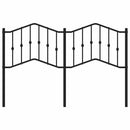 udskiftningsgavl 150 cm metal sort