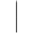 udskiftningsgavl 150 cm metal sort