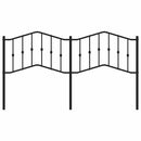 udskiftningsgavl 180 cm metal sort