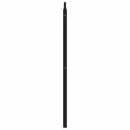 udskiftningsgavl 180 cm metal sort