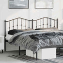udskiftningsgavl 180 cm metal sort