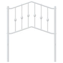 udskiftningsgavl 75 cm metal hvid