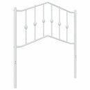 udskiftningsgavl 80 cm metal hvid