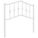 udskiftningsgavl 90 cm metal hvid
