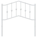 udskiftningsgavl 90 cm metal hvid