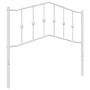 udskiftningsgavl 100 cm metal hvid