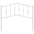 udskiftningsgavl 107 cm metal hvid