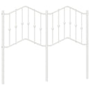 udskiftningsgavl 120 cm metal hvid