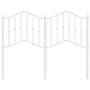 udskiftningsgavl 120 cm metal hvid