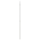 udskiftningsgavl 120 cm metal hvid
