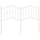 udskiftningsgavl 140 cm metal hvid