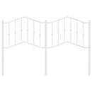 udskiftningsgavl 140 cm metal hvid