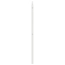 udskiftningsgavl 140 cm metal hvid