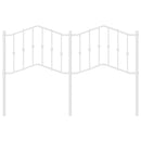 udskiftningsgavl 150 cm metal hvid