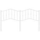 udskiftningsgavl 180 cm metal hvid