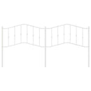 udskiftningsgavl 193 cm metal hvid