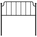 udskiftningsgavl 100 cm metal sort
