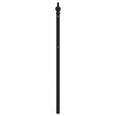 udskiftningsgavl 100 cm metal sort