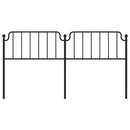 udskiftningsgavl 180 cm metal sort