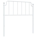 udskiftningsgavl 100 cm metal hvid