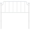 udskiftningsgavl 100 cm metal hvid
