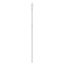 udskiftningsgavl 100 cm metal hvid