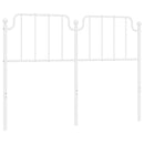 udskiftningsgavl 150 cm metal hvid