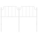 udskiftningsgavl 150 cm metal hvid