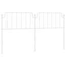 udskiftningsgavl 180 cm metal hvid