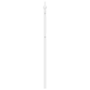 udskiftningsgavl 193 cm metal hvid