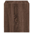 Bedside Cabinet 2 stk. Brown Oak Medium-sized