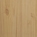 sengebord 45x39x57 cm massivt fyrretræ gyldenbrun