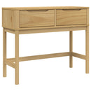 konsolbord FLORO 89,5x36,5x73 cm massivt fyrretræ gyldenbrun