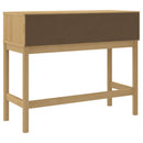 konsolbord FLORO 89,5x36,5x73 cm massivt fyrretræ gyldenbrun