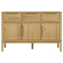 skænk FLORO 114x43x74 cm massivt fyrretræ gyldenbrun