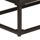 skænk 55x30x76 cm massivt mangotræ og jern sort