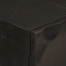 skænk 55x30x76 cm massivt mangotræ og jern sort