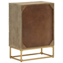 kommode 55x30x76 cm massivt mangotræ og jern