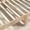 Sengelamel 32 stk. Naturfarvet 90 x 6 x 1,3 cm Massivt fyrretræ