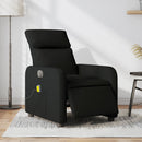 eldrevet massagestol stof sort