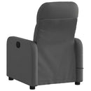 eldrevet massagestol stof mørkegrå